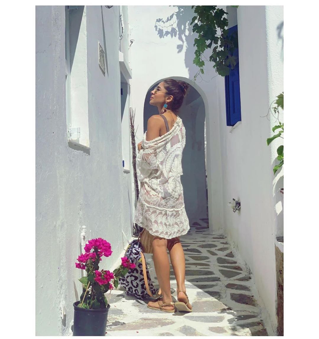 Latest Clicks of Beautiful Actress Ayesha Omar in Greece