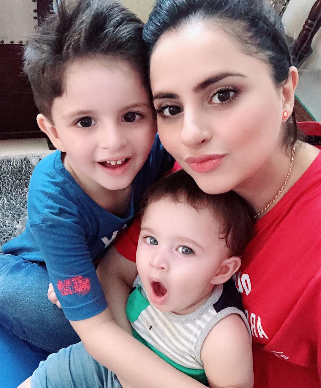 Beautiful Couple Fatima Effendi and Kanwar Arsalan Enjoying with Kids at a Farm House