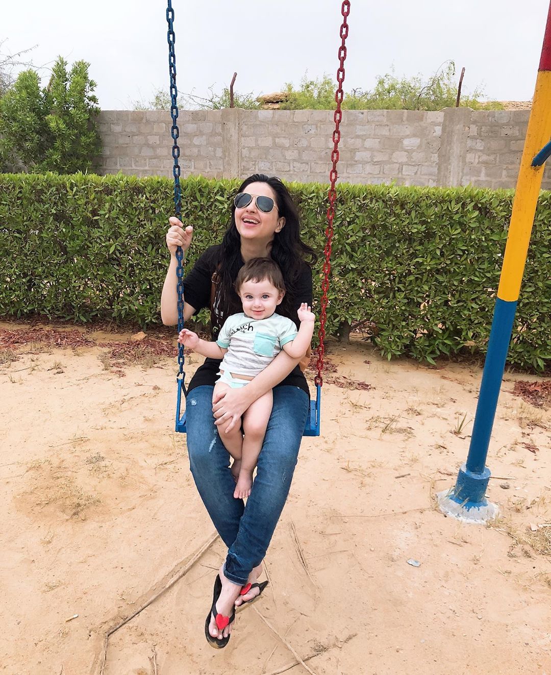 Beautiful Couple Fatima Effendi and Kanwar Arsalan Enjoying with Kids at a Farm House