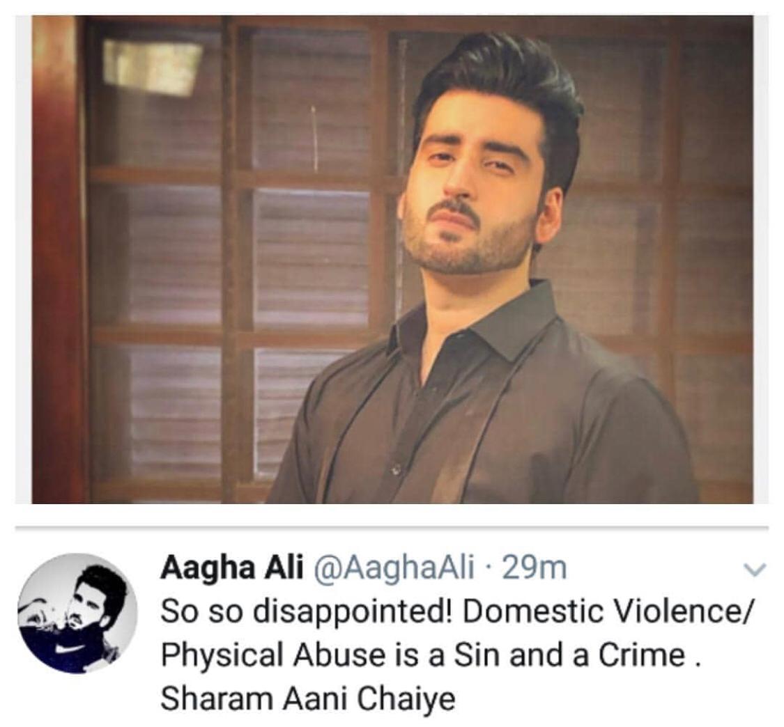 Agha Ali response on mohsin abbas haider wife