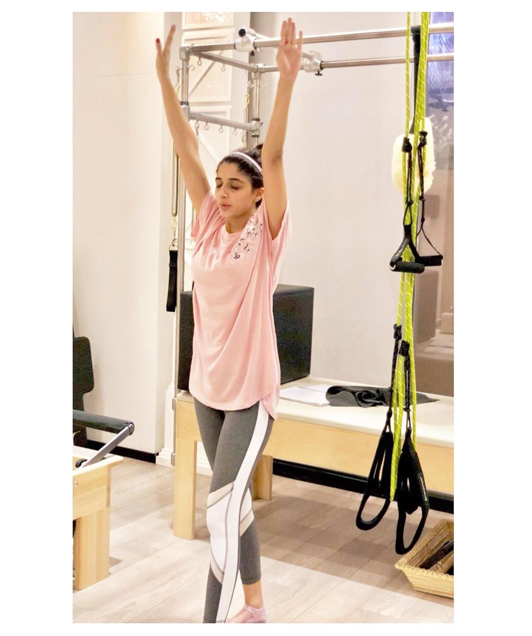 Pictures of Actress Mawra Hocane Workout in Gym