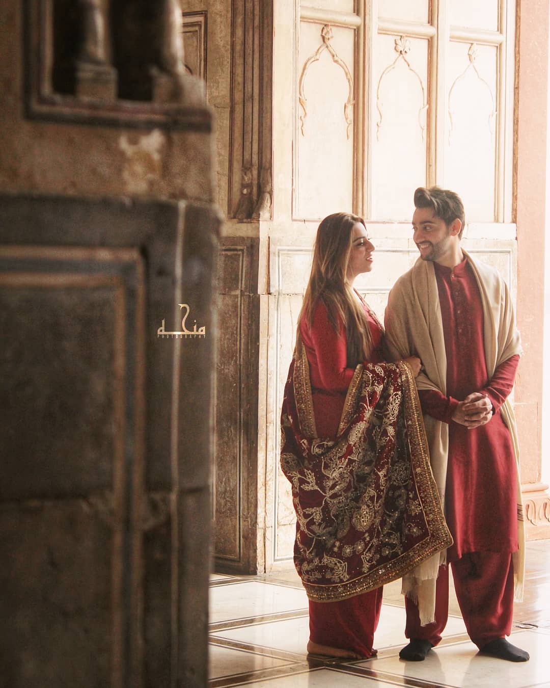 Beautiful Clicks of Singer Amanat Ali with his Wife Sarah