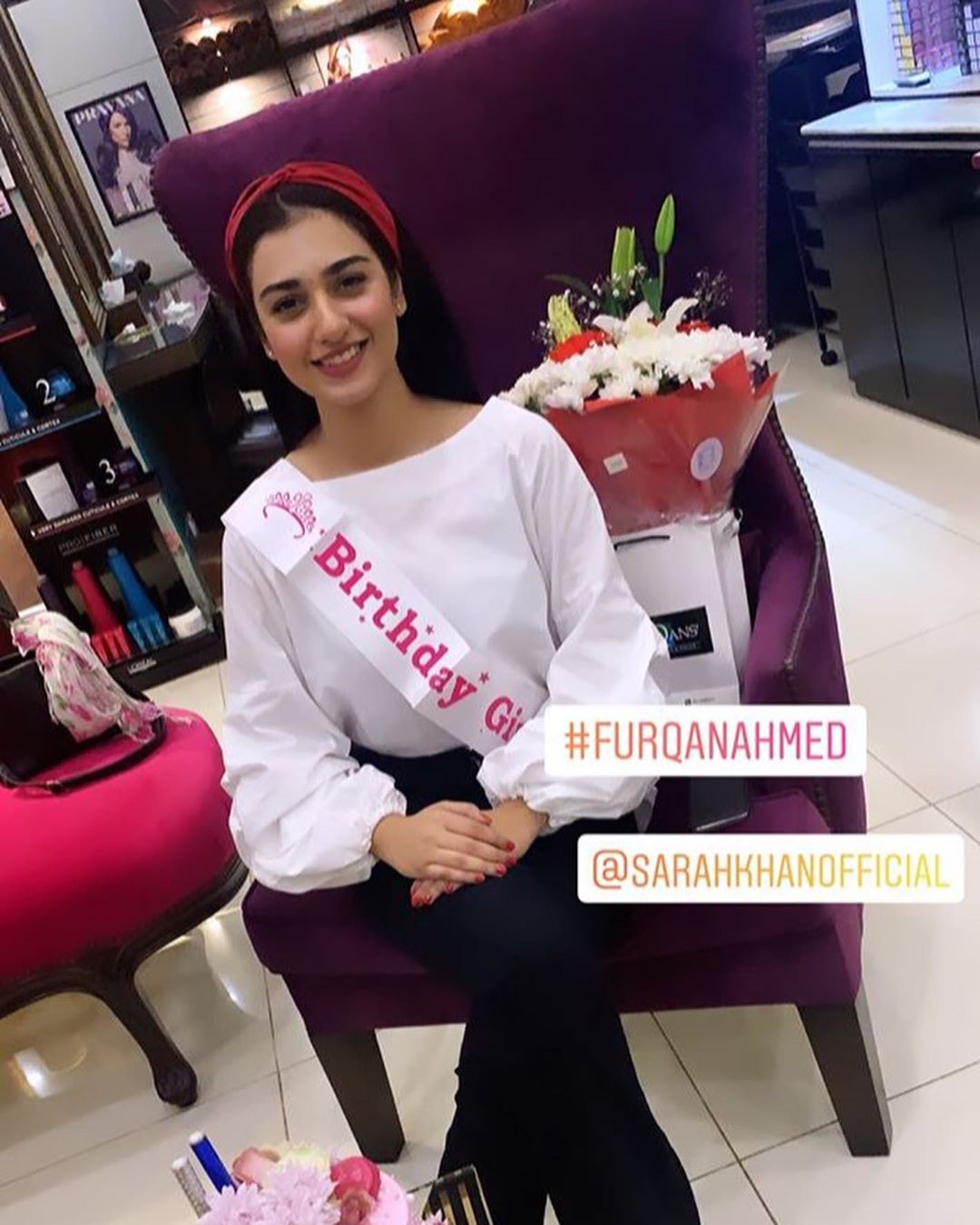 Actress Sarah Khan Celebrated Birthday with her Sisters Noor Khan and Ayesha Khan