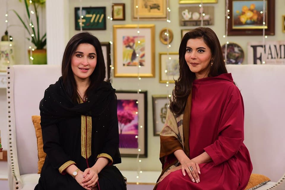 Shaista Lodhi Appeared with her Son in Nida Yasir's Morning Show