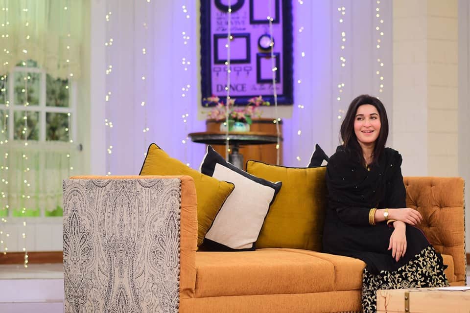 Shaista Lodhi Appeared with her Son in Nida Yasir's Morning Show