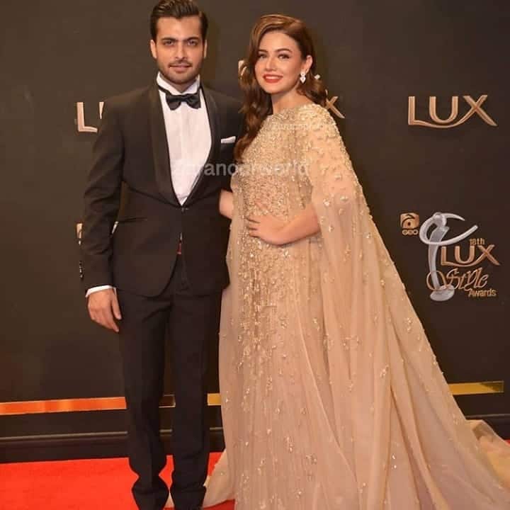 Zara Noor Abbas and Asad Siddique at Lux Style Awards 2019