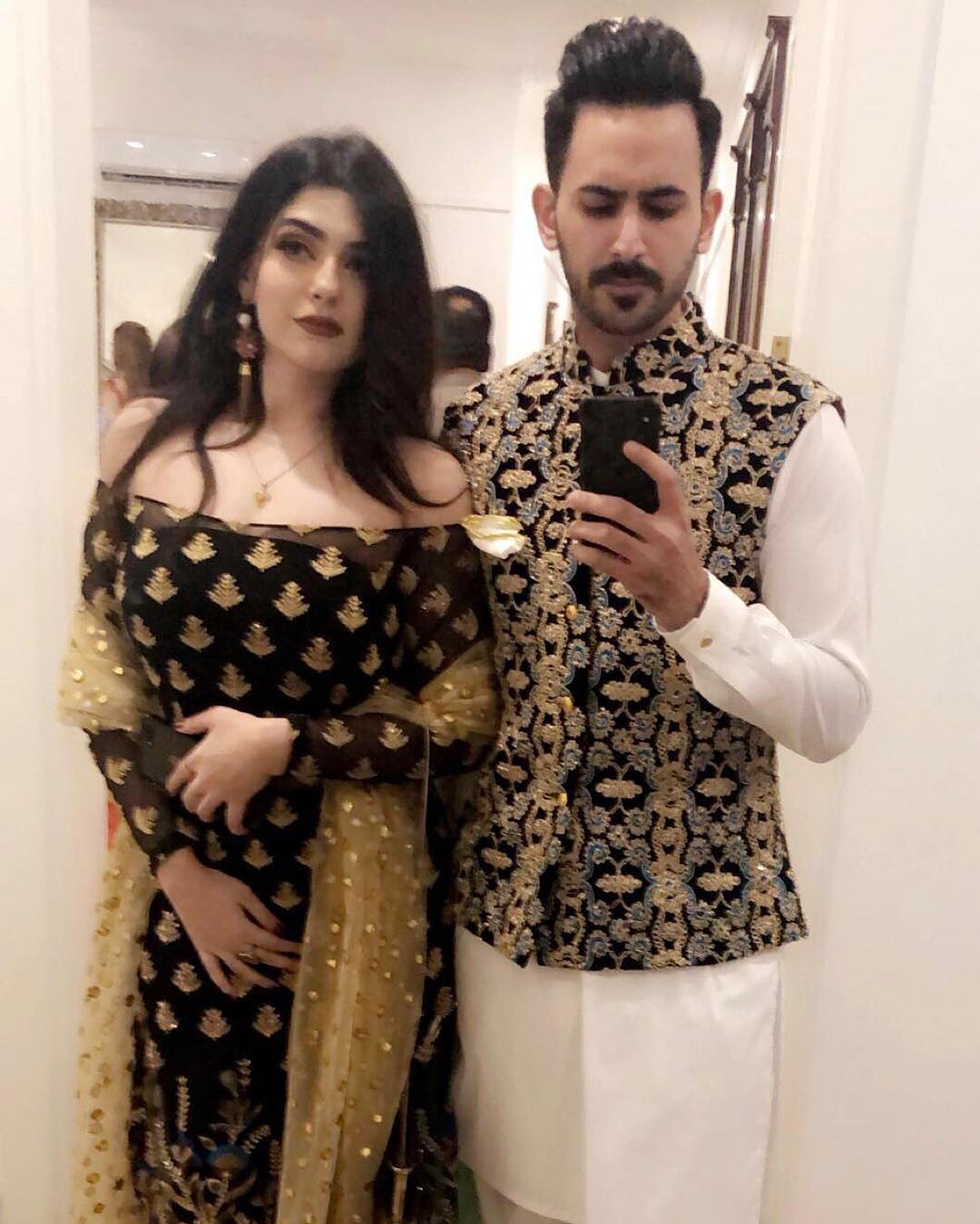 Actor Shan Baig with his Wife Michelle Baig 15