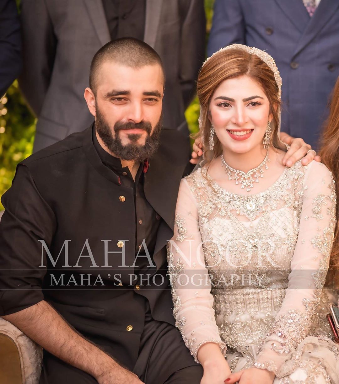 Hamza Abbasi Naimal Khawar Reception 1