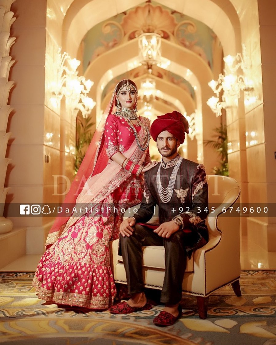 Hassan Ali and Samiya Aarzoo Wedding Pictures in HD | Reviewit.pk