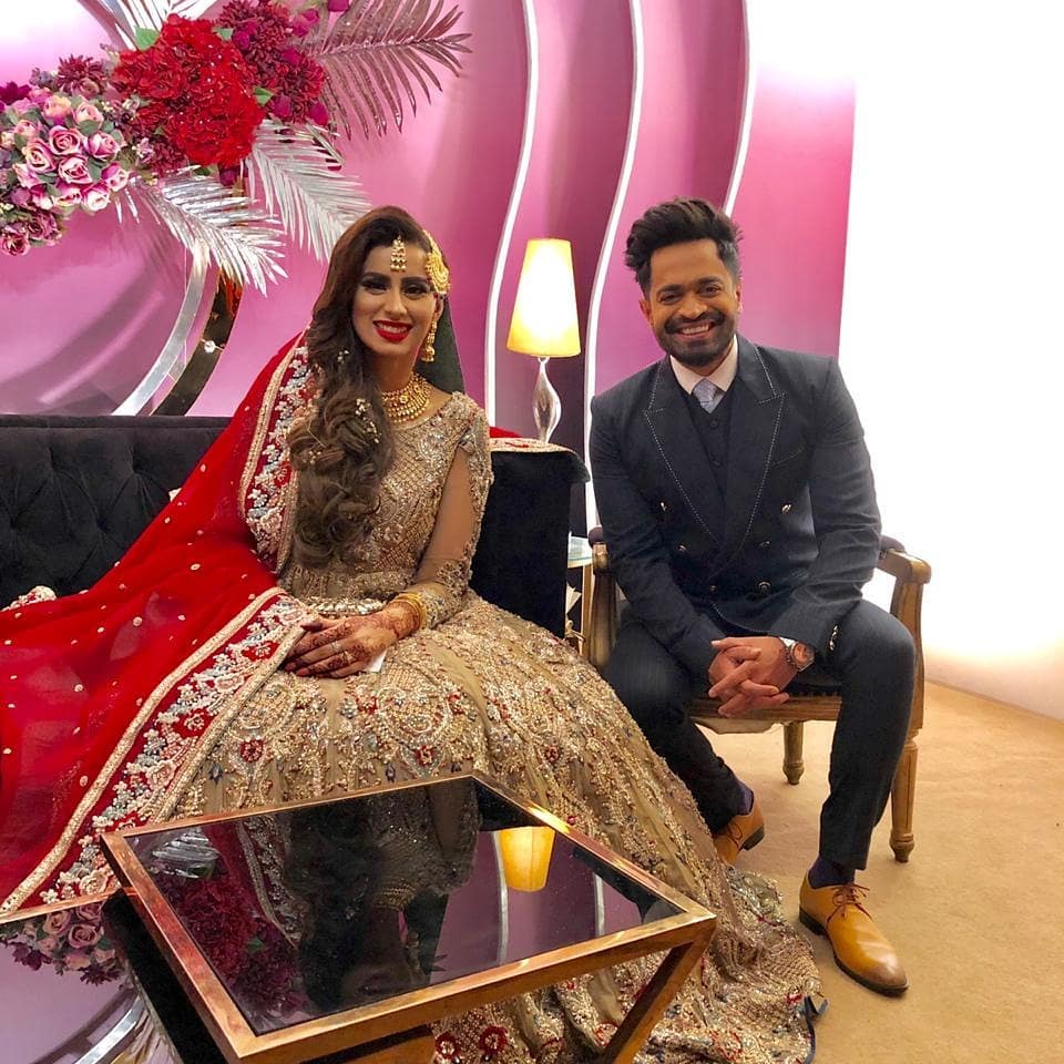 Morning Show Host Madiha Naqvi Wedding Clicks | Reviewit.pk