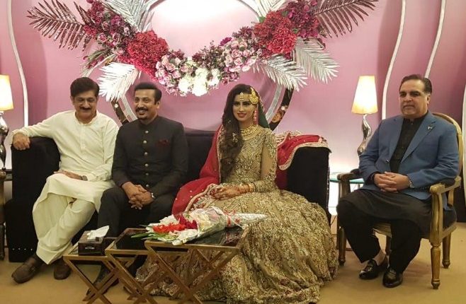 Morning Show Host Madiha Naqvi Wedding Clicks | Reviewit.pk