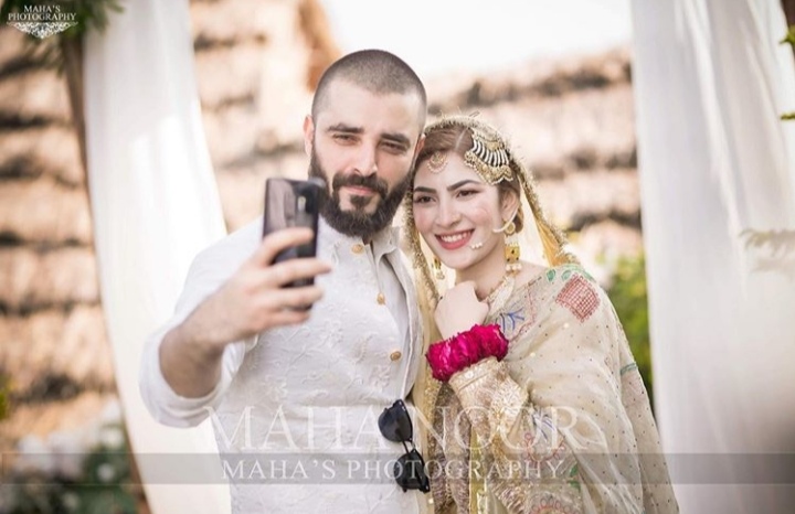 Hamza Ali Abbasi Wife Naimal Khawar - 30 Beautiful Pictures