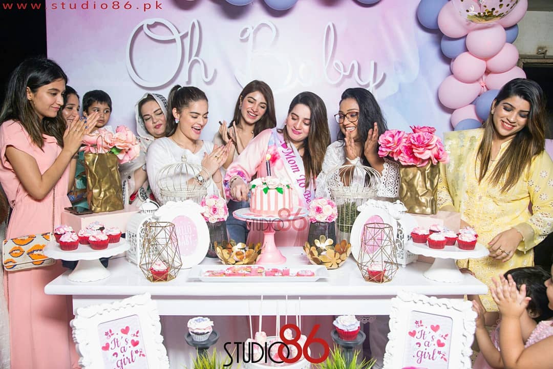 Aiman Khan's Baby Shower Event HD Pictures and Video