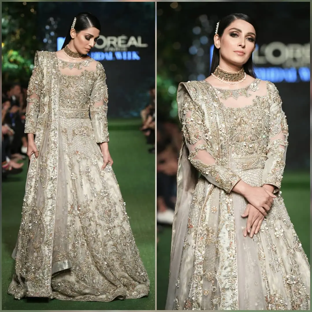 Beautiful Clicks Of Ayeza Khan In Bridal Dress For Plbw 2019 Reviewitpk 3575