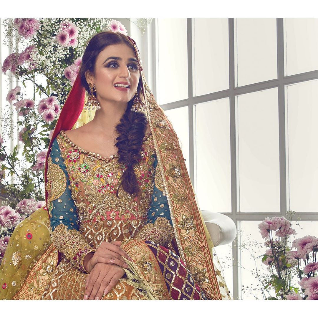 Bridal Photo Shoot of Beautiful Actress Hira Mani | Reviewit.pk