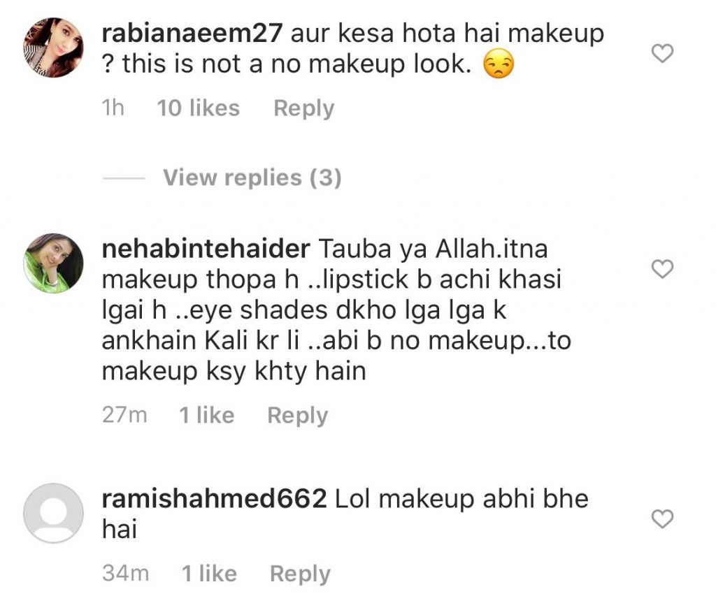 People Criticized Nida Yasir For No-Makeup Look