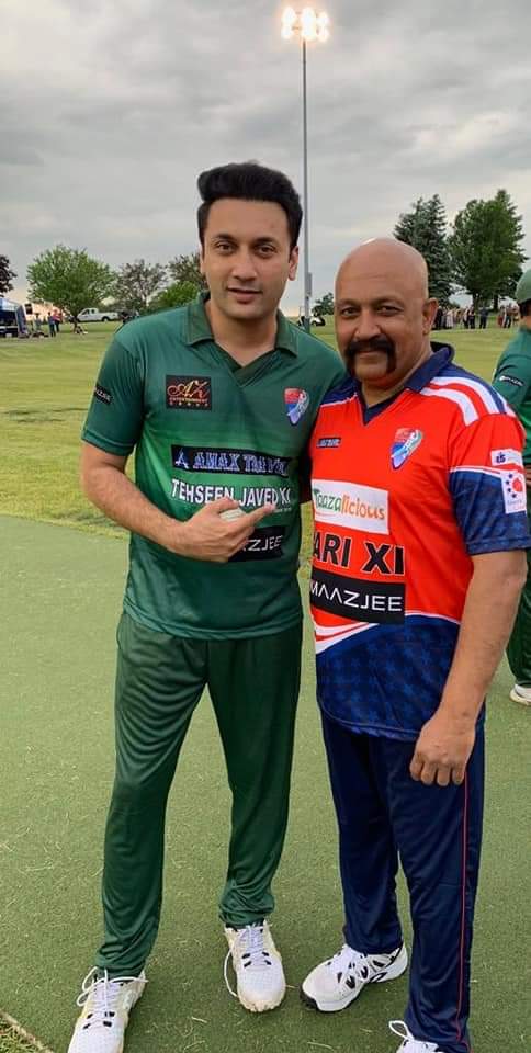 Pakistani Celebrities Playing Cricket 2
