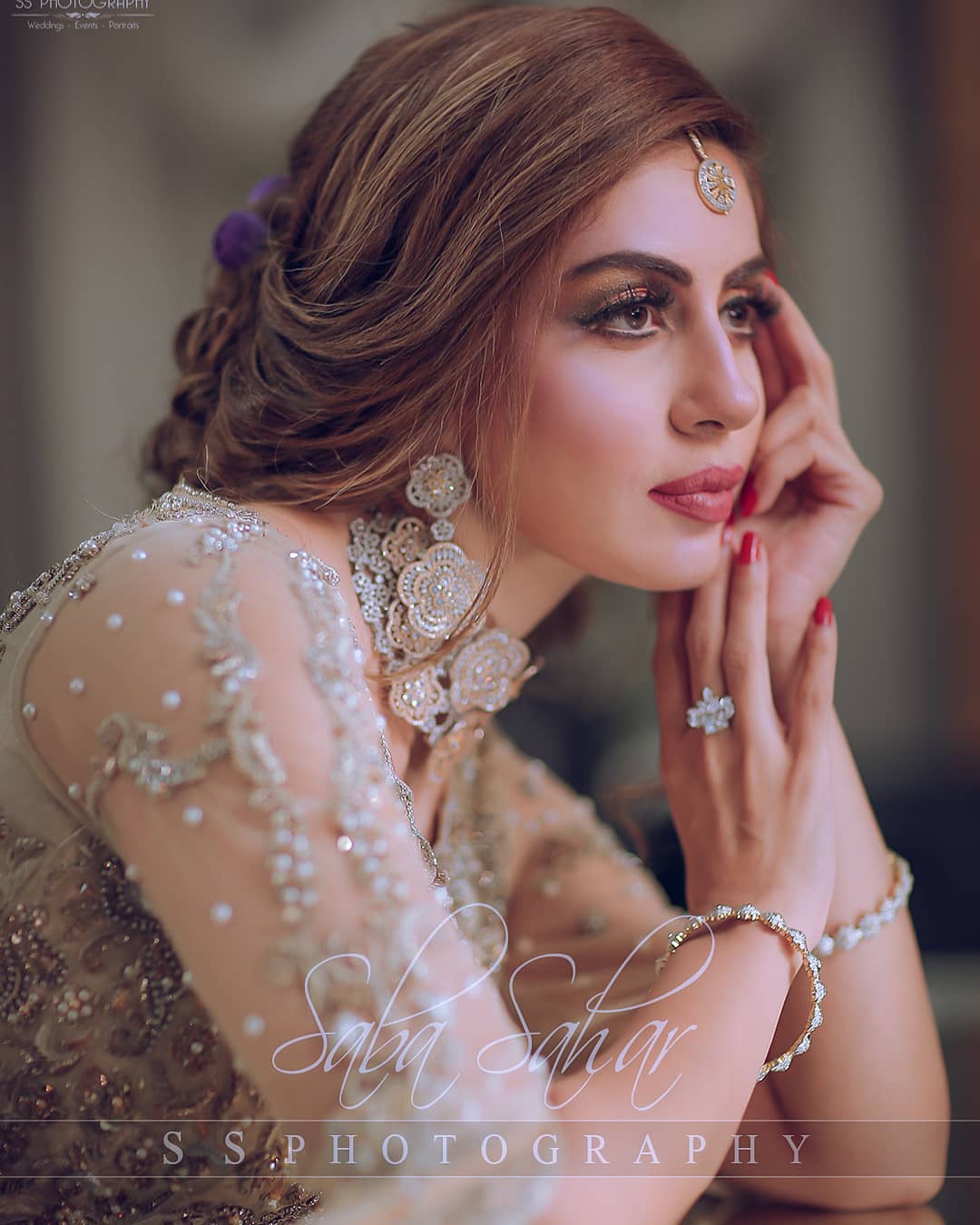 Latest Bridal Photo Shoot of Gorgeous Actress Sadia Faisal 
