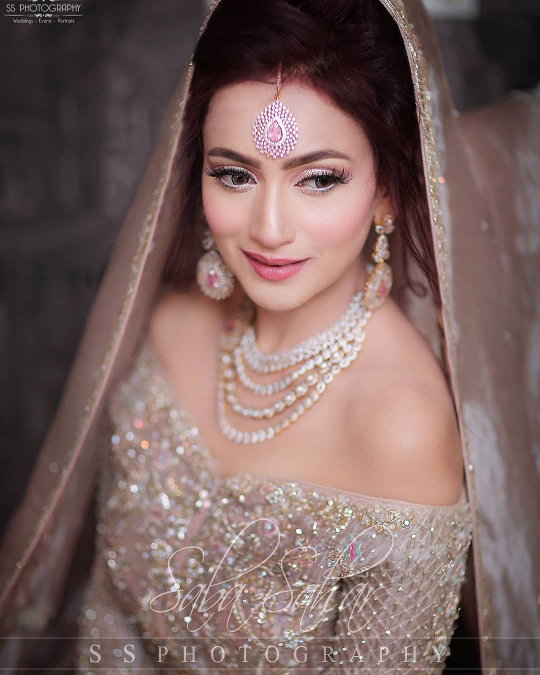 Bridal Photo Shoot of Actress Zarnish Khan | Reviewit.pk