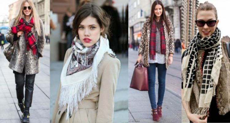 Fashionable ways to style a scarf