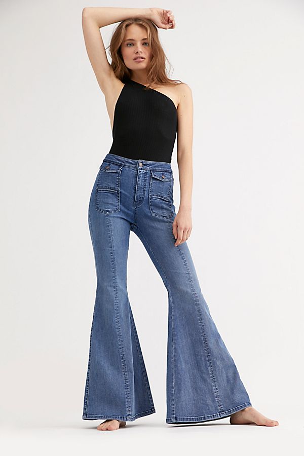 flared jeans