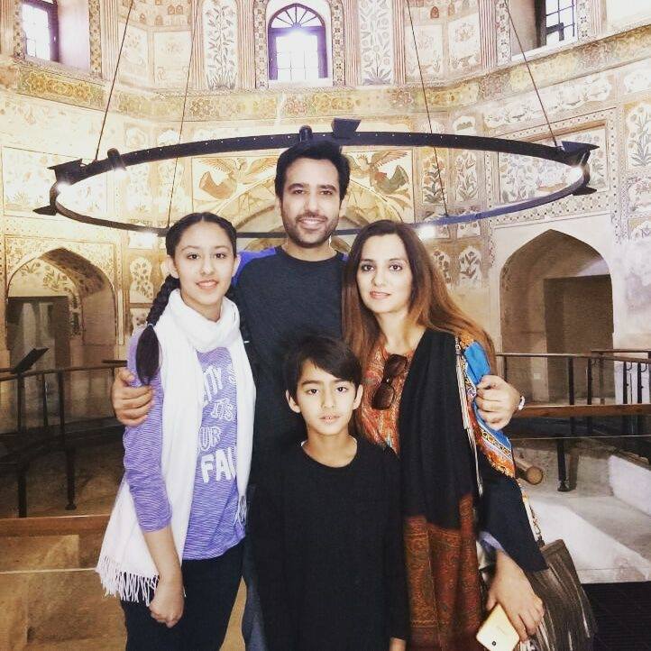 Brothers Sami Khan and Taifoor Khan with their Families