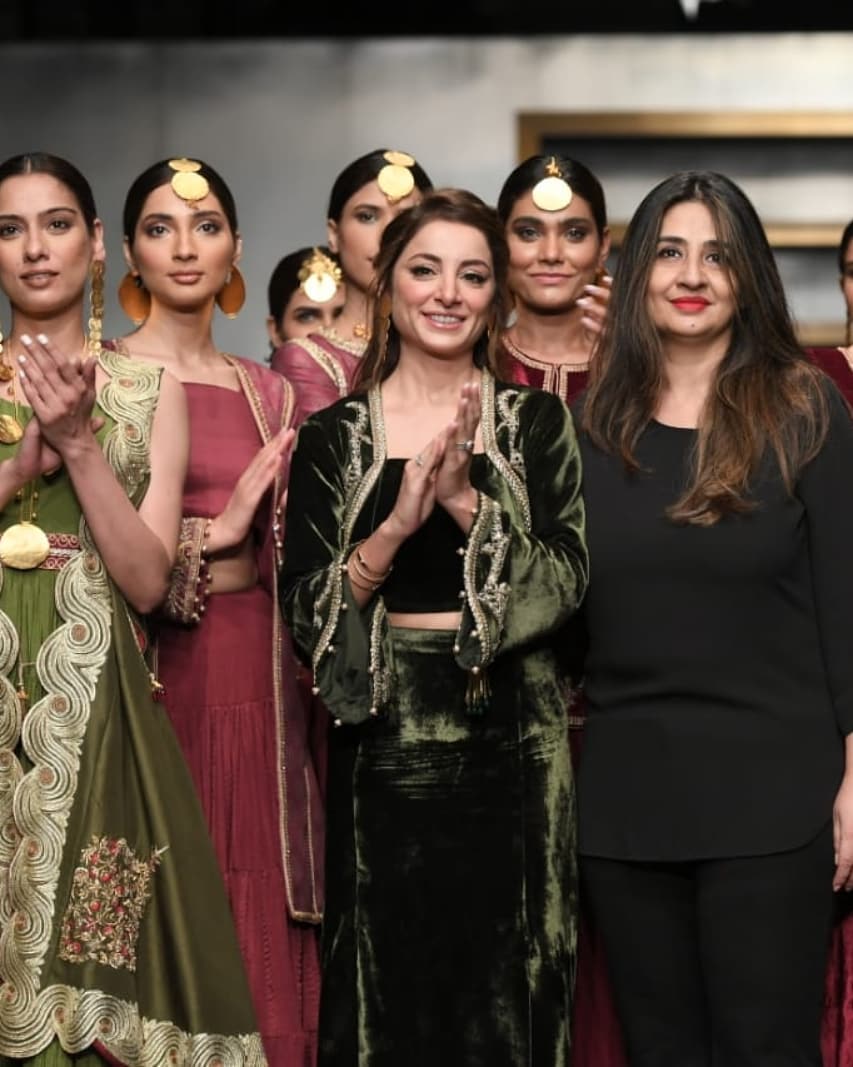 Actress Sarwat Gillani Walked on Ramp at Fashion Pakistan Week-Winter Festive ’19