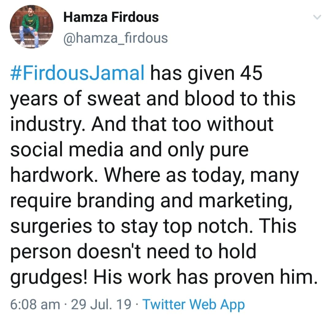 Hamza Firdous Does Damage Control Yet Again