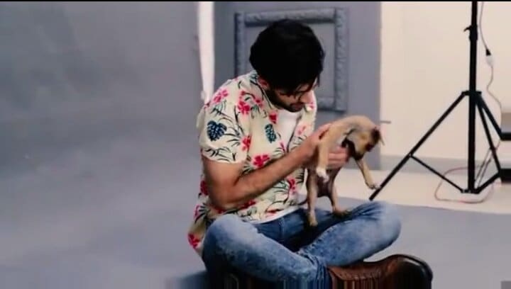 Ahad Raza Mir Answers The Fan Questions While Holding A Puppy