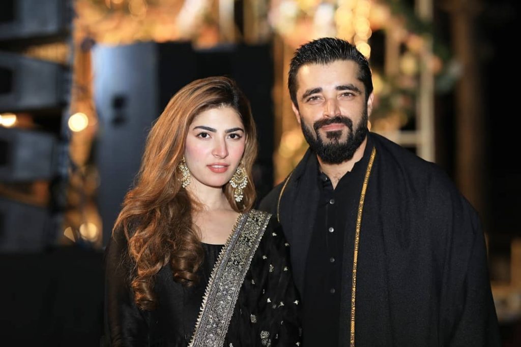 Hamza Ali Abbasi, Naimal Khawar look absolutely gorgeous attending wedding together