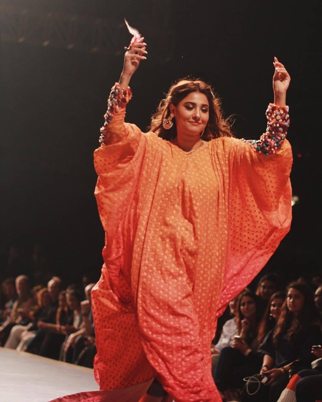 Beautiful Clicks of Hina Altaf from Ramp of FPW Festive ’19