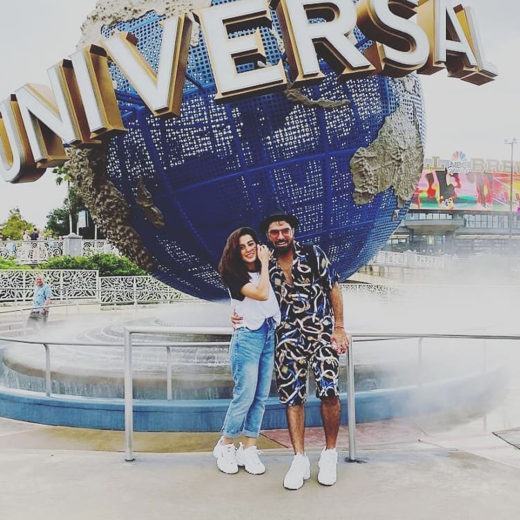 Latest Clicks of Yasir Hussain and Iqra Aziz from USA