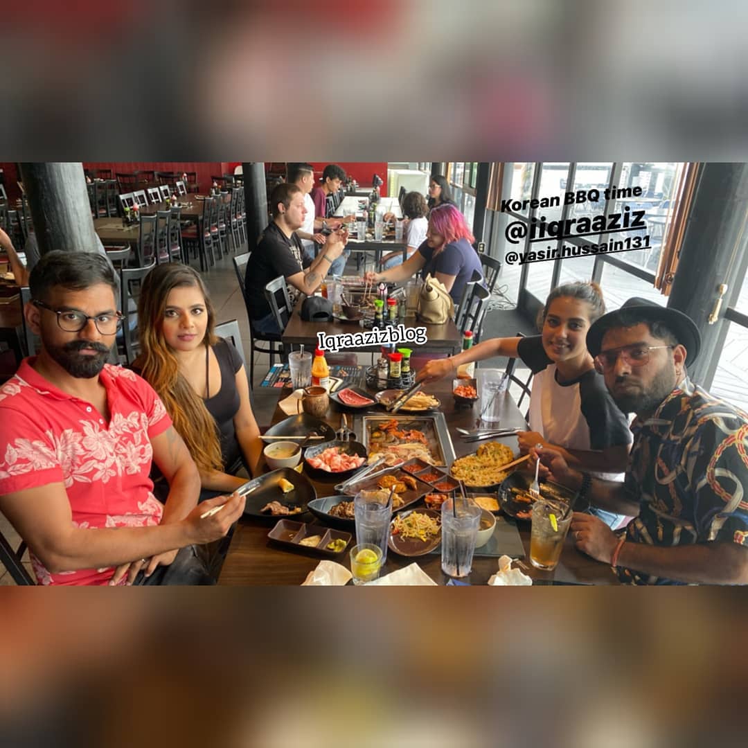 Latest Clicks of Couple Actors Iqra Aziz and Yasir Hussain in Miami USA