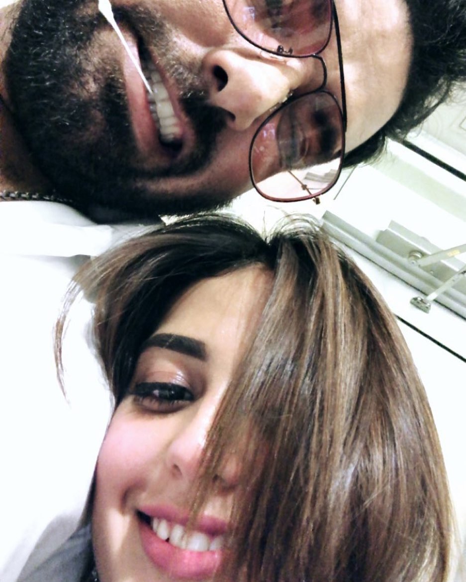 Latest Clicks of Couple Actors Iqra Aziz and Yasir Hussain in Miami USA