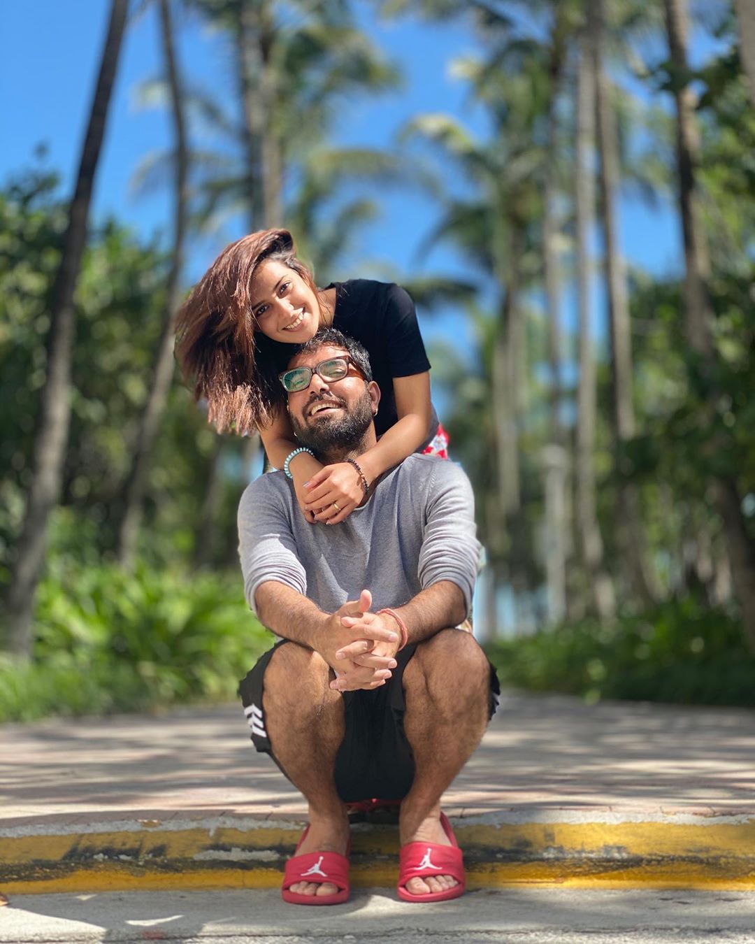 Latest Clicks of Couple Actors Iqra Aziz and Yasir Hussain in Miami USA