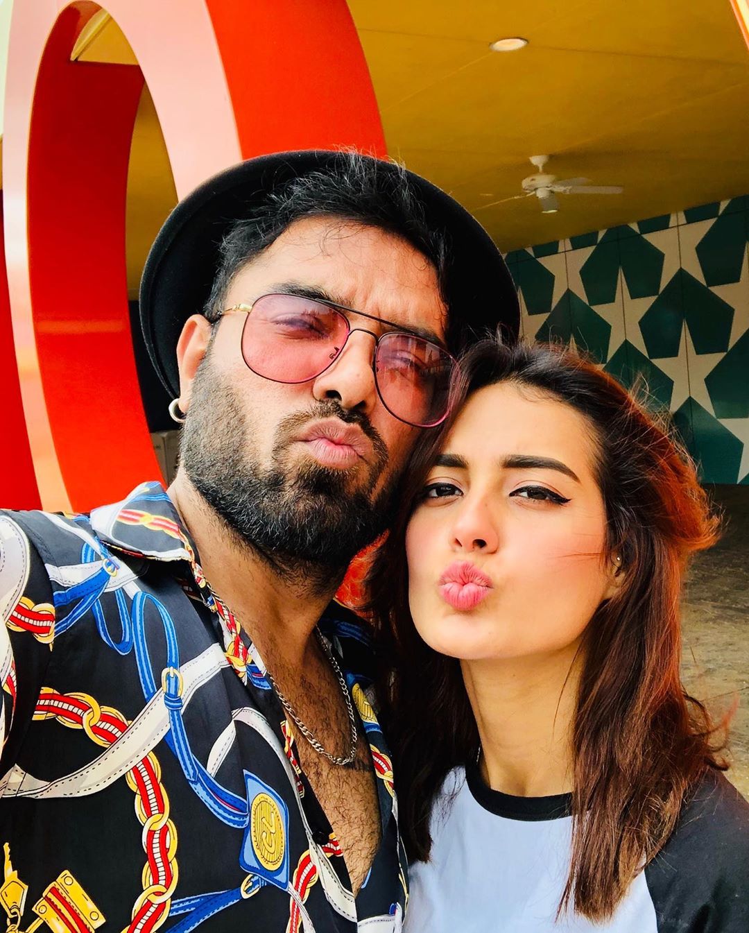 Latest Clicks of Yasir Hussain and Iqra Aziz from USA