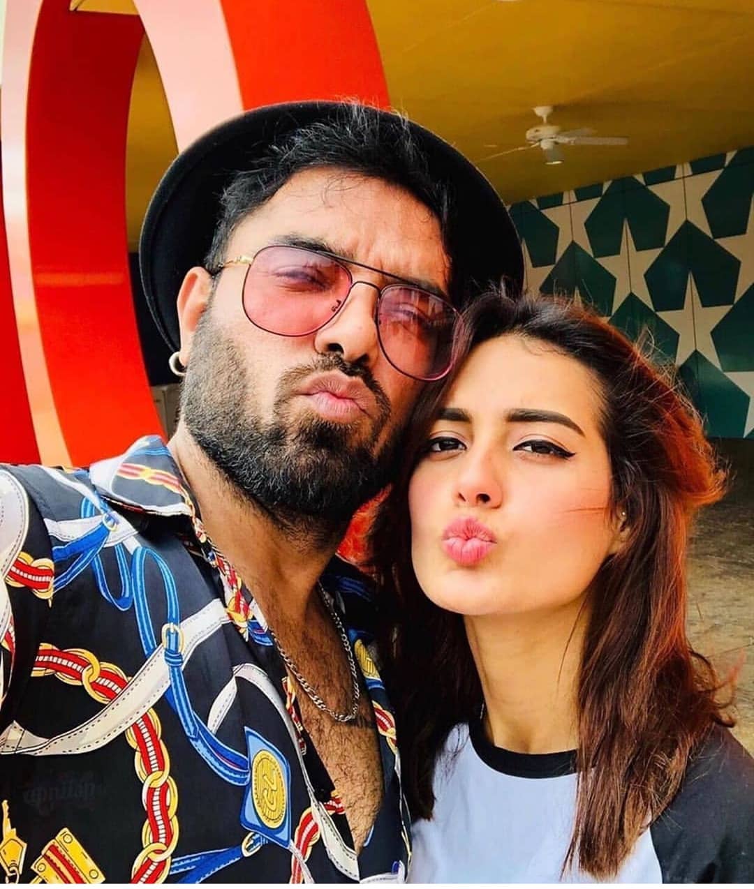 Latest Clicks of Couple Actors Iqra Aziz and Yasir Hussain in Miami USA