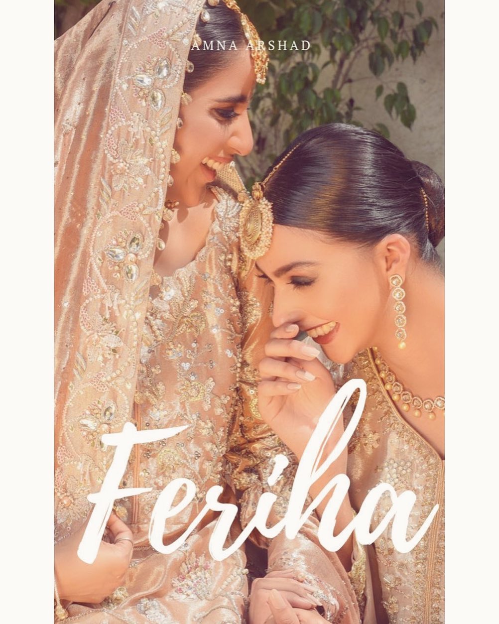 Beautiful Bridal Photo Shoot of Actress Saboor Ali for Amna Arshad