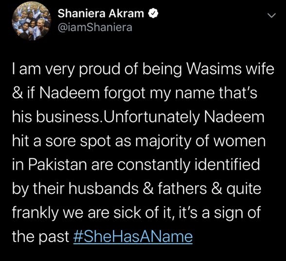 Shaniera Akram Calls Out A Journalist Who Forgot Her Name