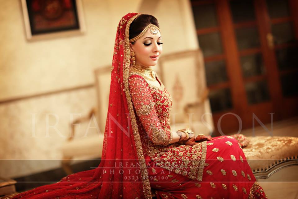 Most Beautiful Bridal Dresses of Pakistani Celebrities - Top 10