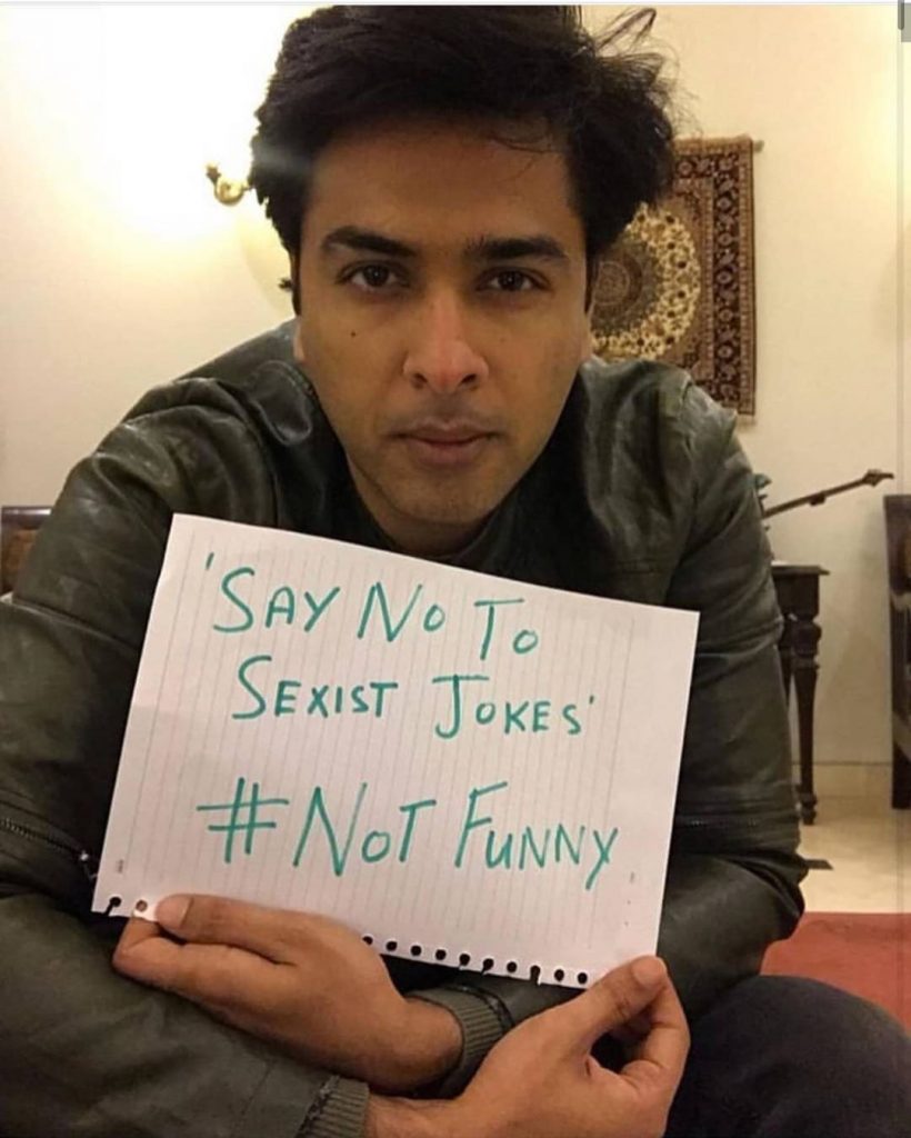 Shehzad Roy Raises His Voice Against Sexist Jokes