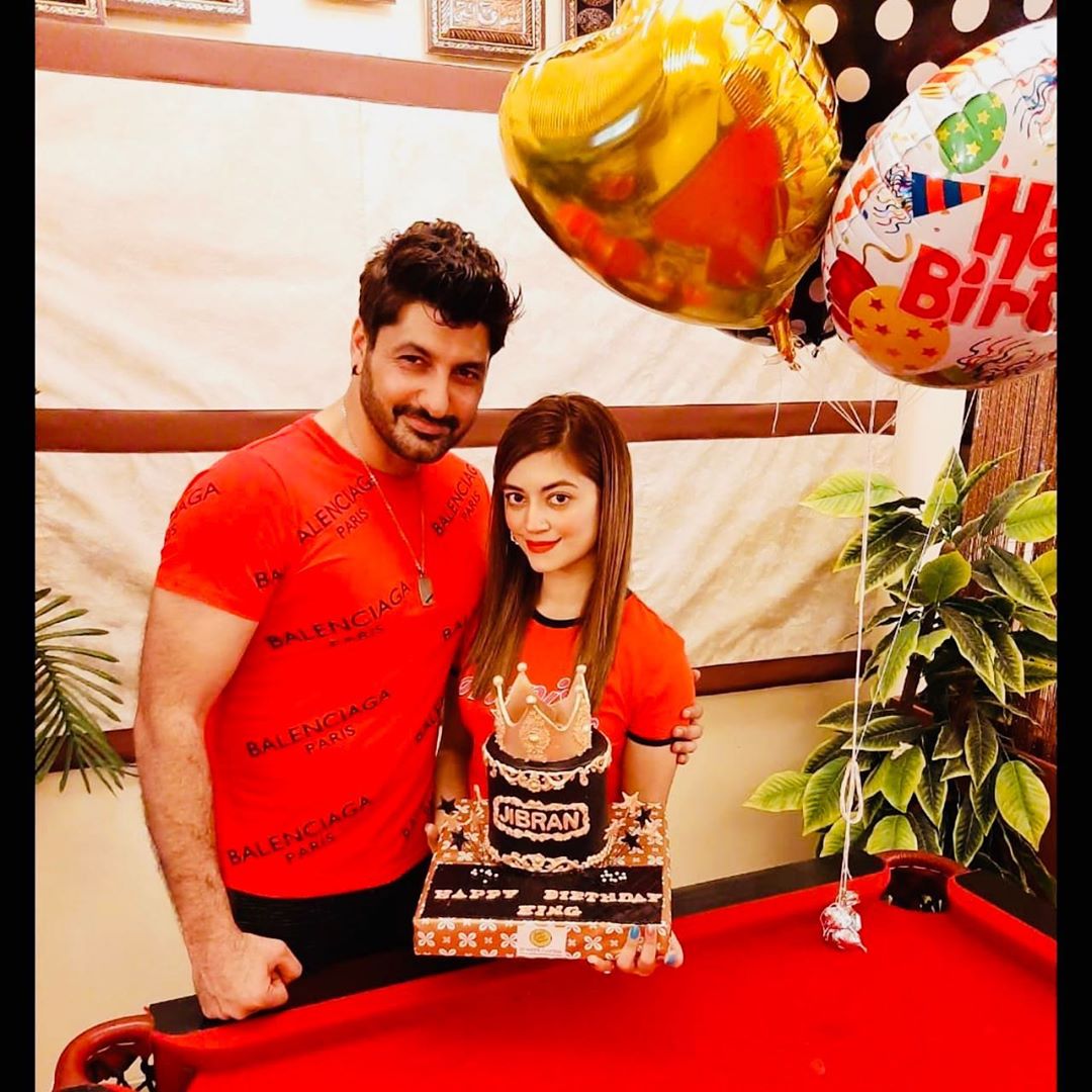 Actor Syed Jibran Celebrated his Birthday with wife and Kids