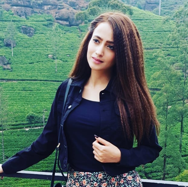 Latest Clicks of Zarnish Khan From Damro Tea Lands Sri Lanka