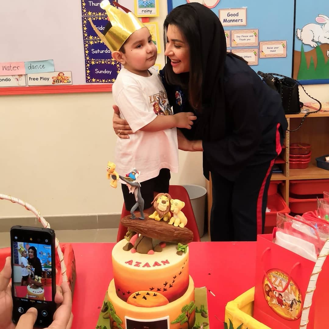 Actor Ahmed Ali Butt Celebrating Birthday of his Son Azaan