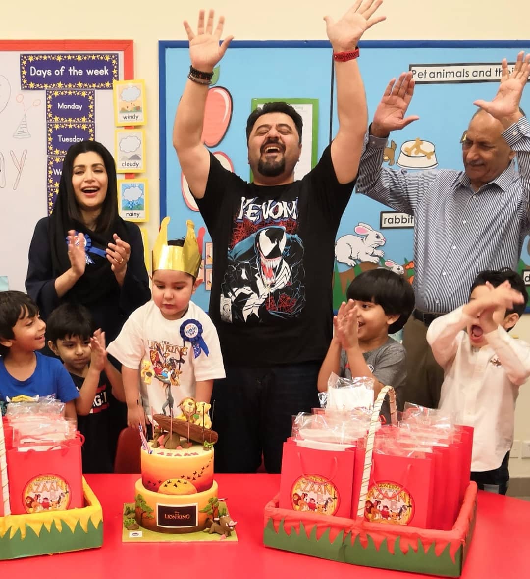 Actor Ahmed Ali Butt Celebrating Birthday of his Son Azaan