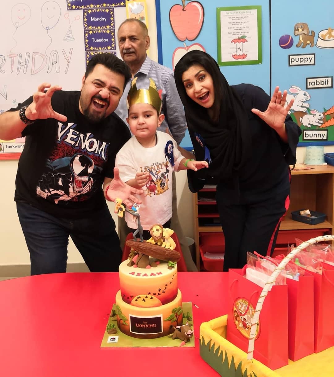 Actor Ahmed Ali Butt Celebrating Birthday of his Son Azaan