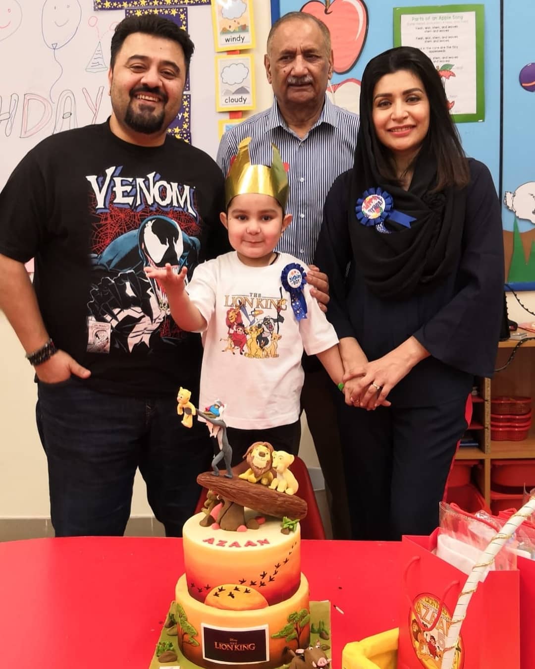 Actor Ahmed Ali Butt Celebrating Birthday of his Son Azaan