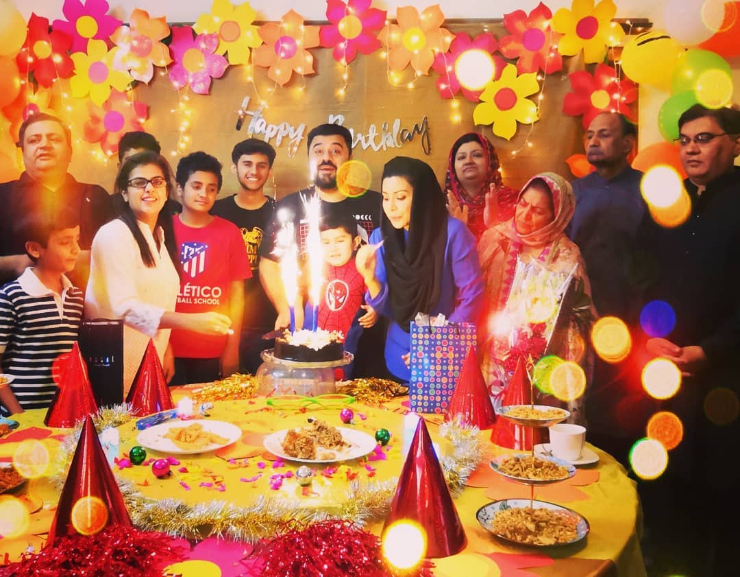 Actor Ahmed Ali Butt Celebrating Birthday of his Son Azaan