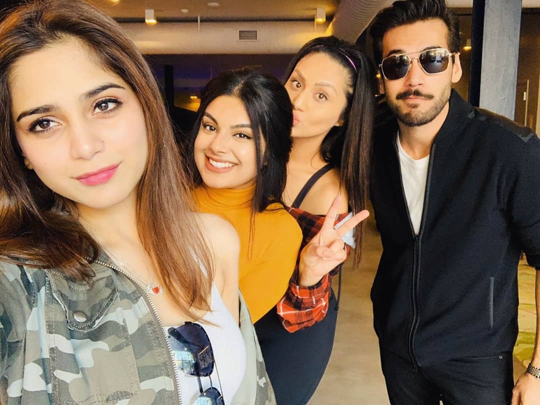 Singer Aima Baig with her Friend Enjoying Vacations in California