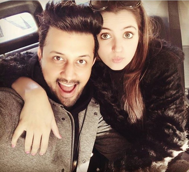 Atif Aslam Wife Sara Bharwana - 20 Romantic Pictures